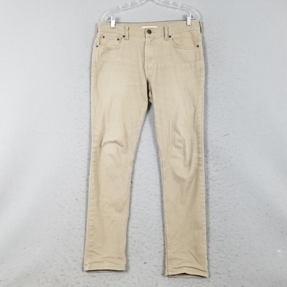 PacSun Skinny Jeans‎ Mens 32x32 Beige Khaki Stretch Denim Pants Casual